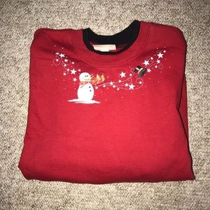 Red Snowman Sweater
